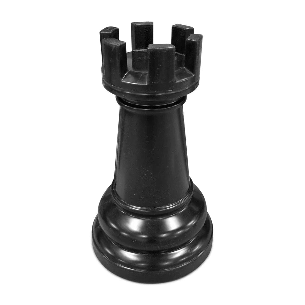 Individual Pieces For The 48 Inch Perfect Giant Chess Set | Giant Outdoor Chess | Rook / Black | GiantChessUSA