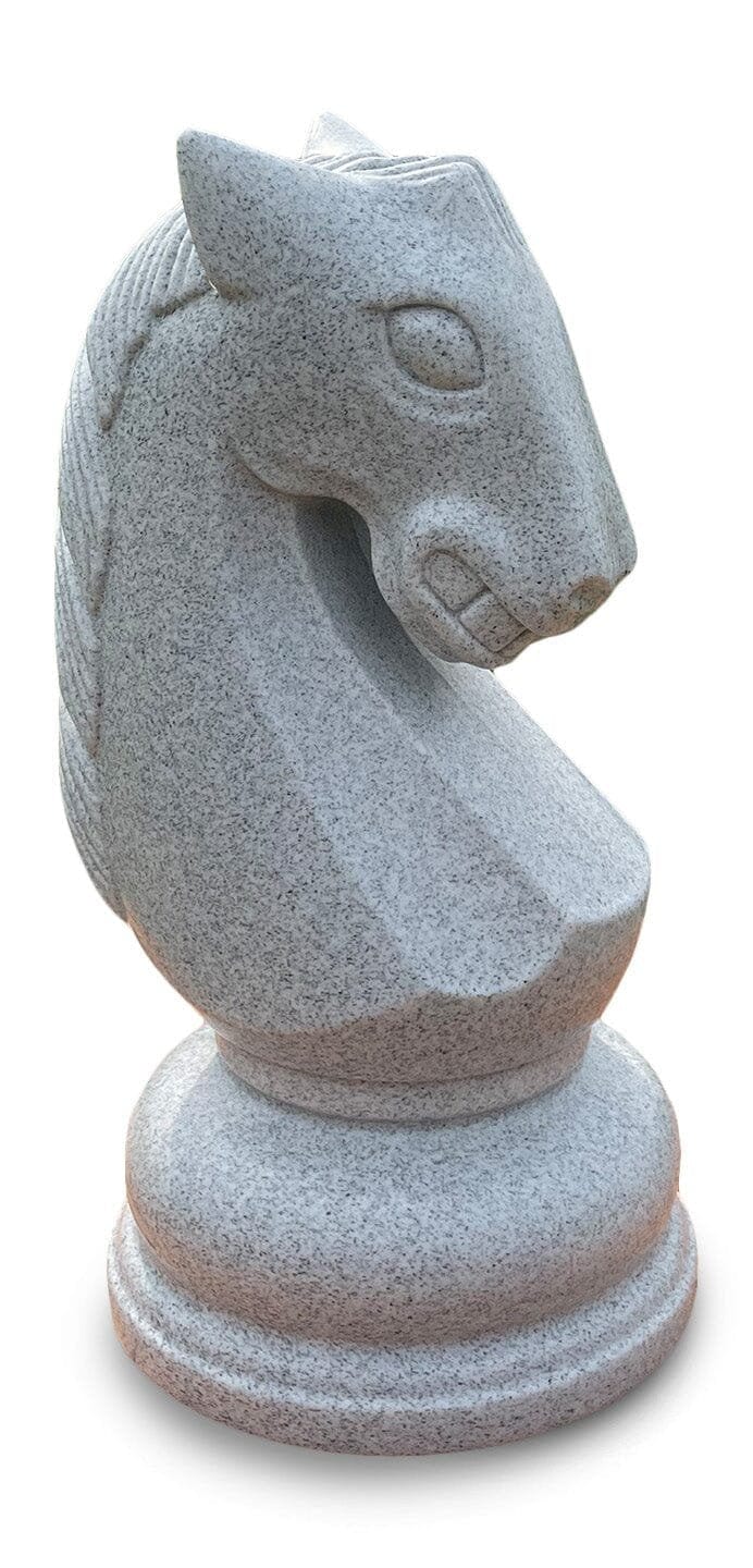 Personalized 38-Inch Perfect Chess Set - Light/Dark Gray | Giant Outdoor Chess | | GiantChessUSA