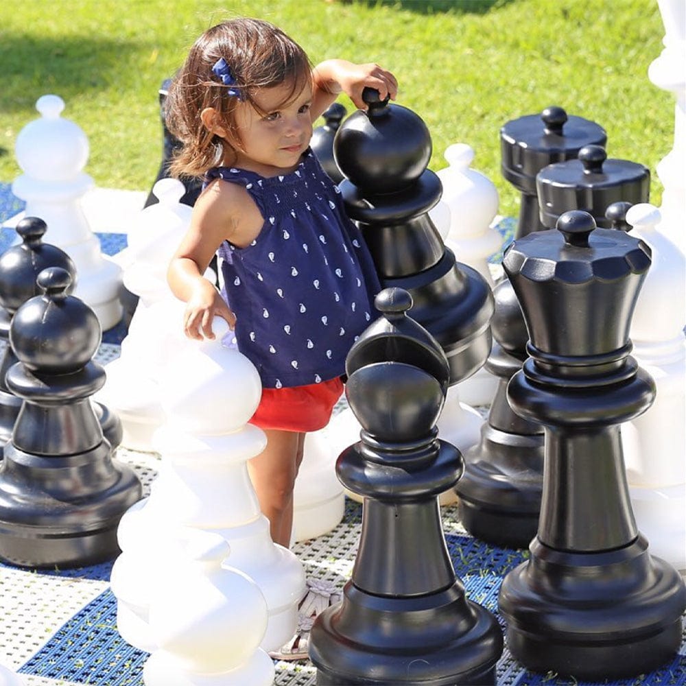 25 Inch Plastic Giant Chess Set | MegaChess | | GiantChessUSA