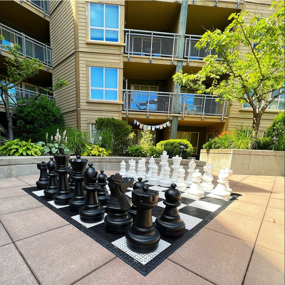 25 Inch Plastic Giant Chess Set | MegaChess | | GiantChessUSA