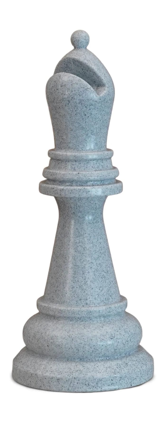 Individual Pieces For The 48 Inch Perfect Giant Chess Set | Giant Outdoor Chess | Bishop / Light Gray | GiantChessUSA