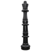 Individual Pieces For The 49 Inch Plastic Giant Chess Set | Giant Outdoor Chess | King / Black | GiantChessUSA