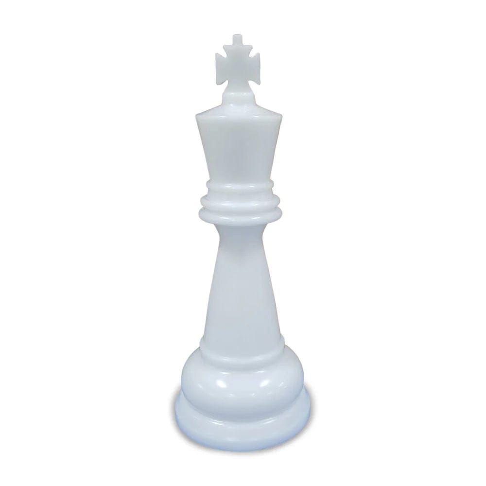 Individual Pieces For The 48 Inch Perfect Giant Chess Set | Giant Outdoor Chess | King / White | GiantChessUSA