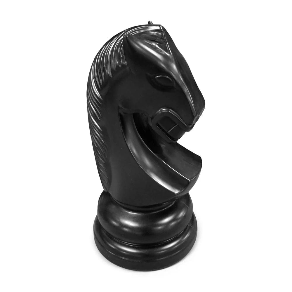 Individual Pieces For The 48 Inch Perfect Giant Chess Set | Giant Outdoor Chess | Knight / Black | GiantChessUSA