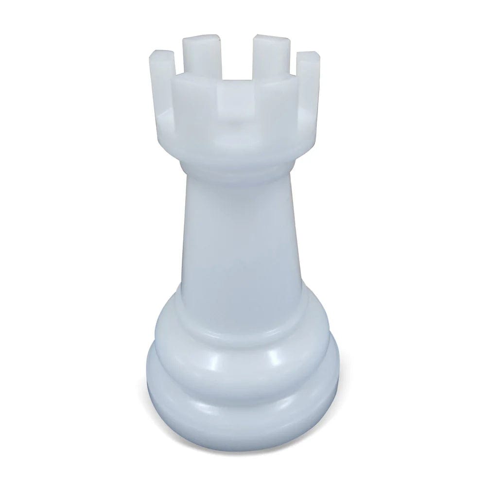 Individual Pieces For The 48 Inch Perfect Giant Chess Set | Giant Outdoor Chess | Rook / White | GiantChessUSA