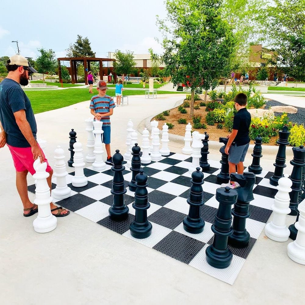 37 Inch Plastic Giant Chess Set | Giant Outdoor Chess | | GiantChessUSA