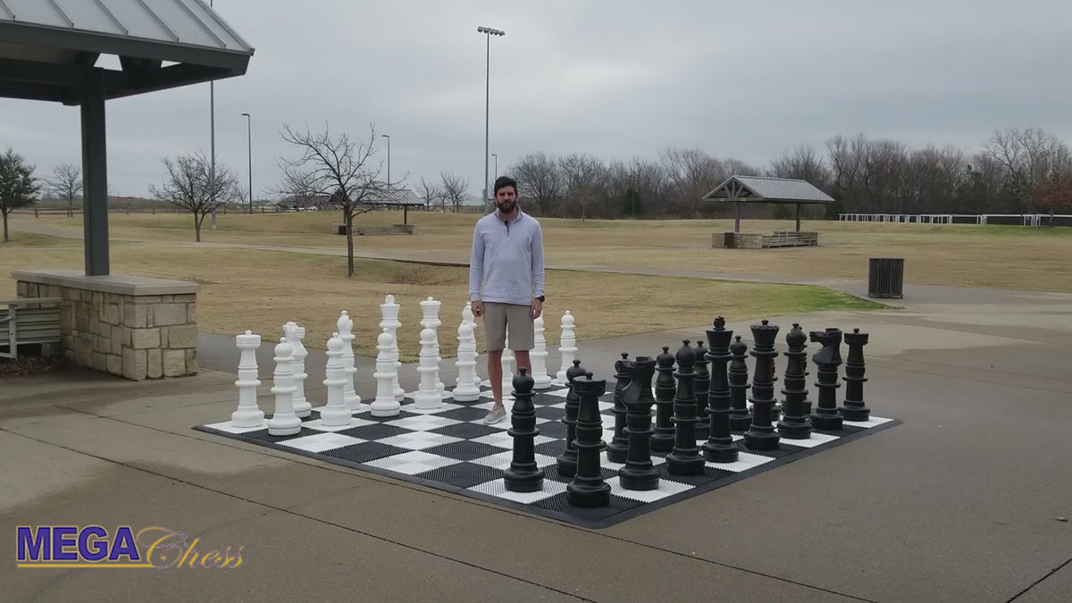 37 Inch Plastic Giant Chess Set | MegaChess | | GiantChessUSA