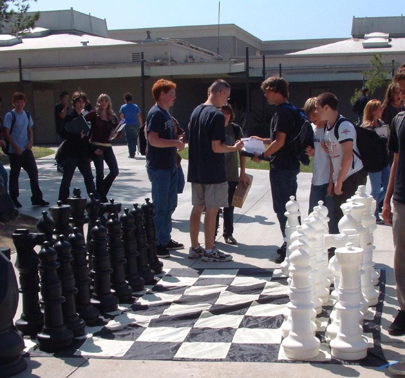 37 Inch Plastic Giant Chess Set | MegaChess | | GiantChessUSA